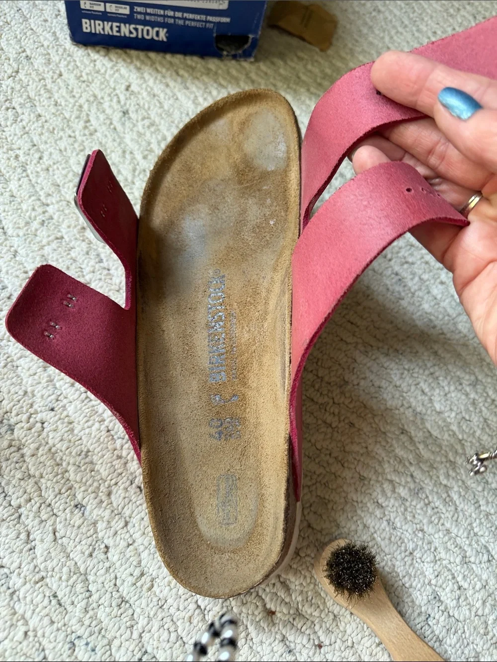 Birkenstock reposhing this